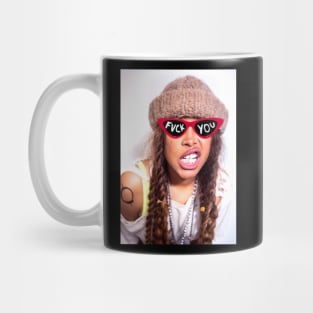 Erykah Badu f*ck Style Glasses Trand Mug